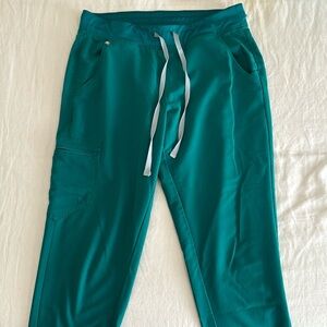 Figs hunter green jogger
